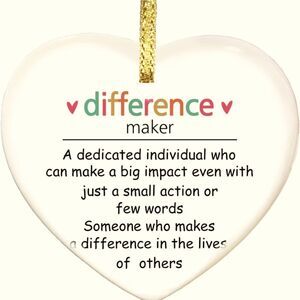 Double-sided Thank You Gift For Someone Who Makes a Difference
